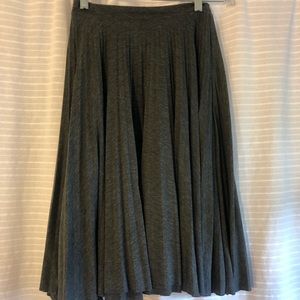 Papermoon Gray Midi skirt